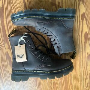 Dr. Martens Brown Combs Leather Boots
